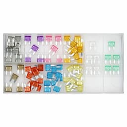 Assortiment de mini fusibles enfichables 75 pièces