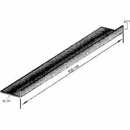 OVERSIZEDEEL L-PROFIEL 1500 X0.7