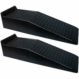 Rampes en plastique - noir - set de 2 pièces (Hauteur 17cm)