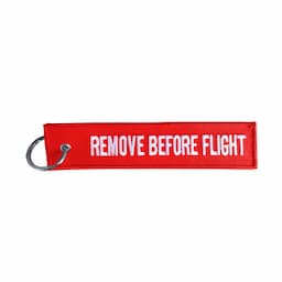 Simoni Racing Sleutelhanger - Remove Before Flight - Rood