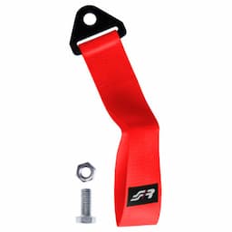 Ceinture de remorquage Simoni Racing - Rouge - max.3000 kg - Longueur 28 cm