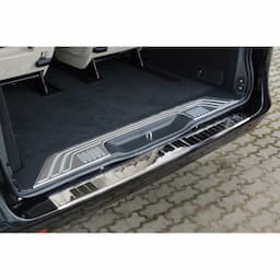 Pare-chocs arrière en inox chromé Mercedes Vito / Classe V 2014- &#39;Ribs&#39;