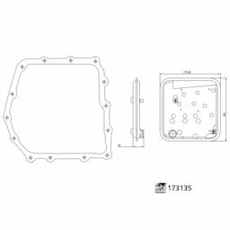 Kit de filtre hydraulique, boîte automatique 173135 FEBI