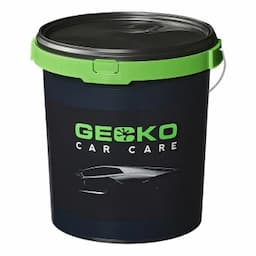 Gecko Seau de lavage avec couvercle et grille de protection 21L